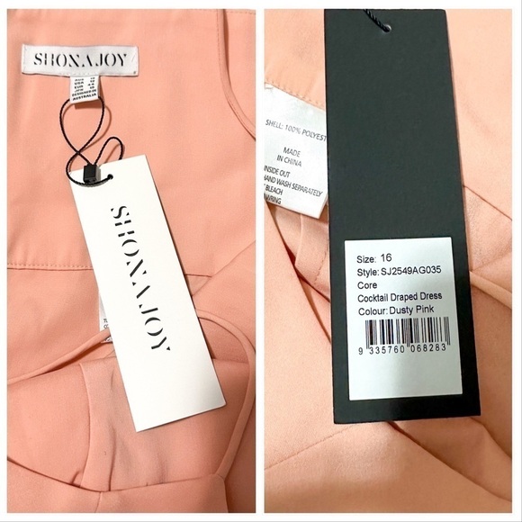 NWT‎ SHONA JOY Core Cocktail Dress, Size 12 - Picture 12 of 15